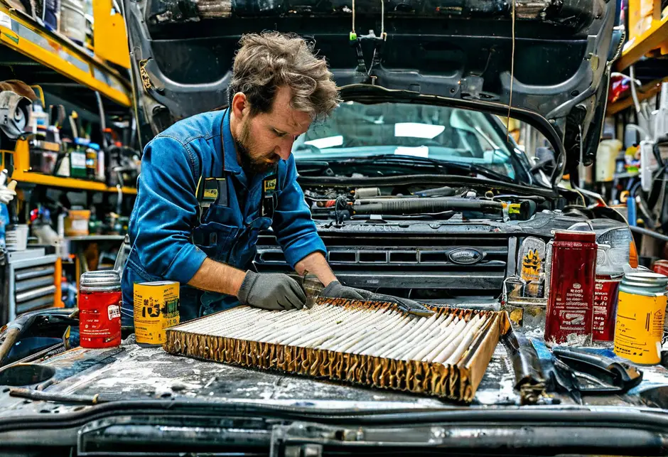 Замена фильтра салона Land Rover Range Rover Evoque