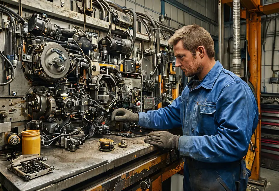 Проверка ТНВД на стенде Land Rover Discovery